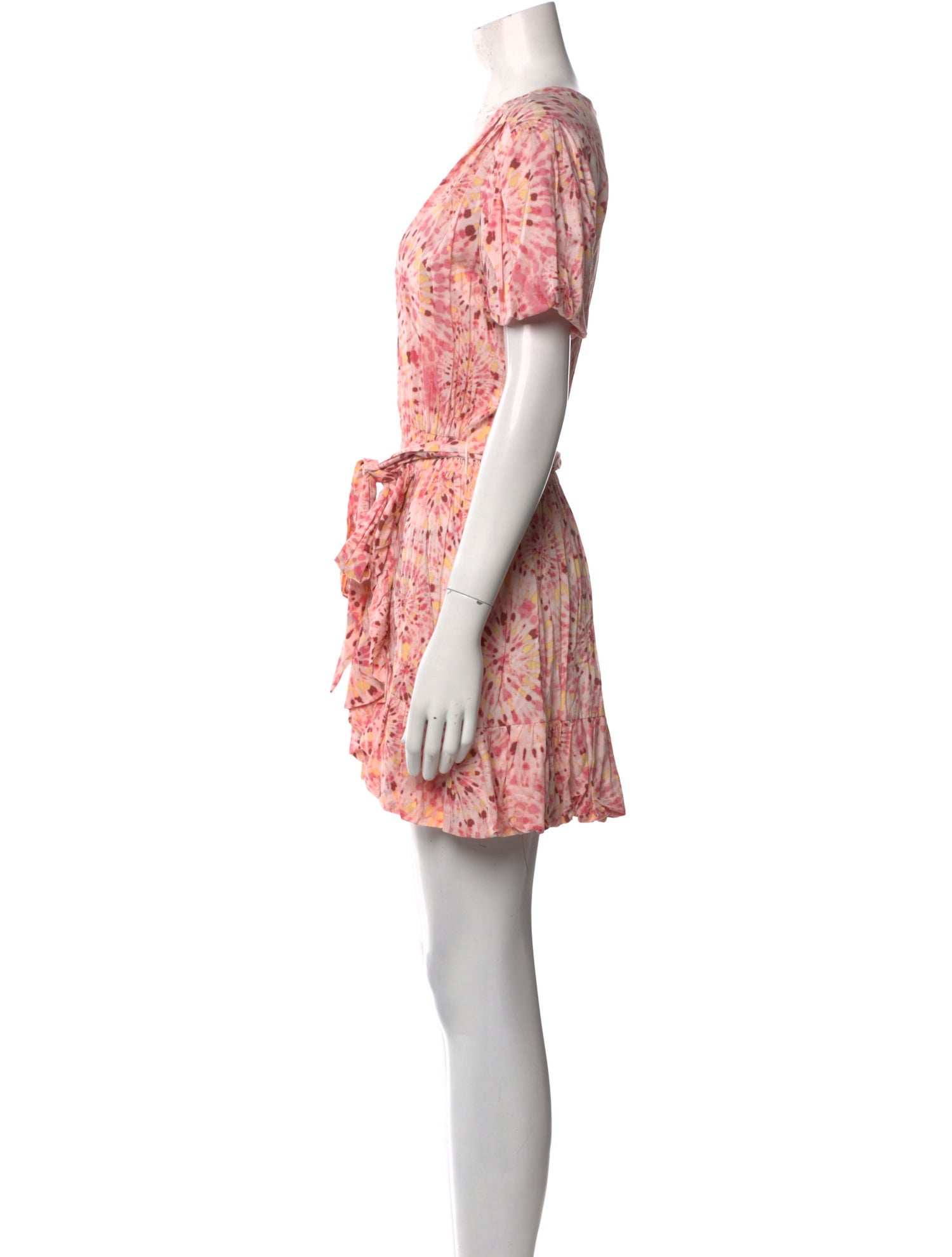 MISA Los Angeles Floral Print Mini Dress