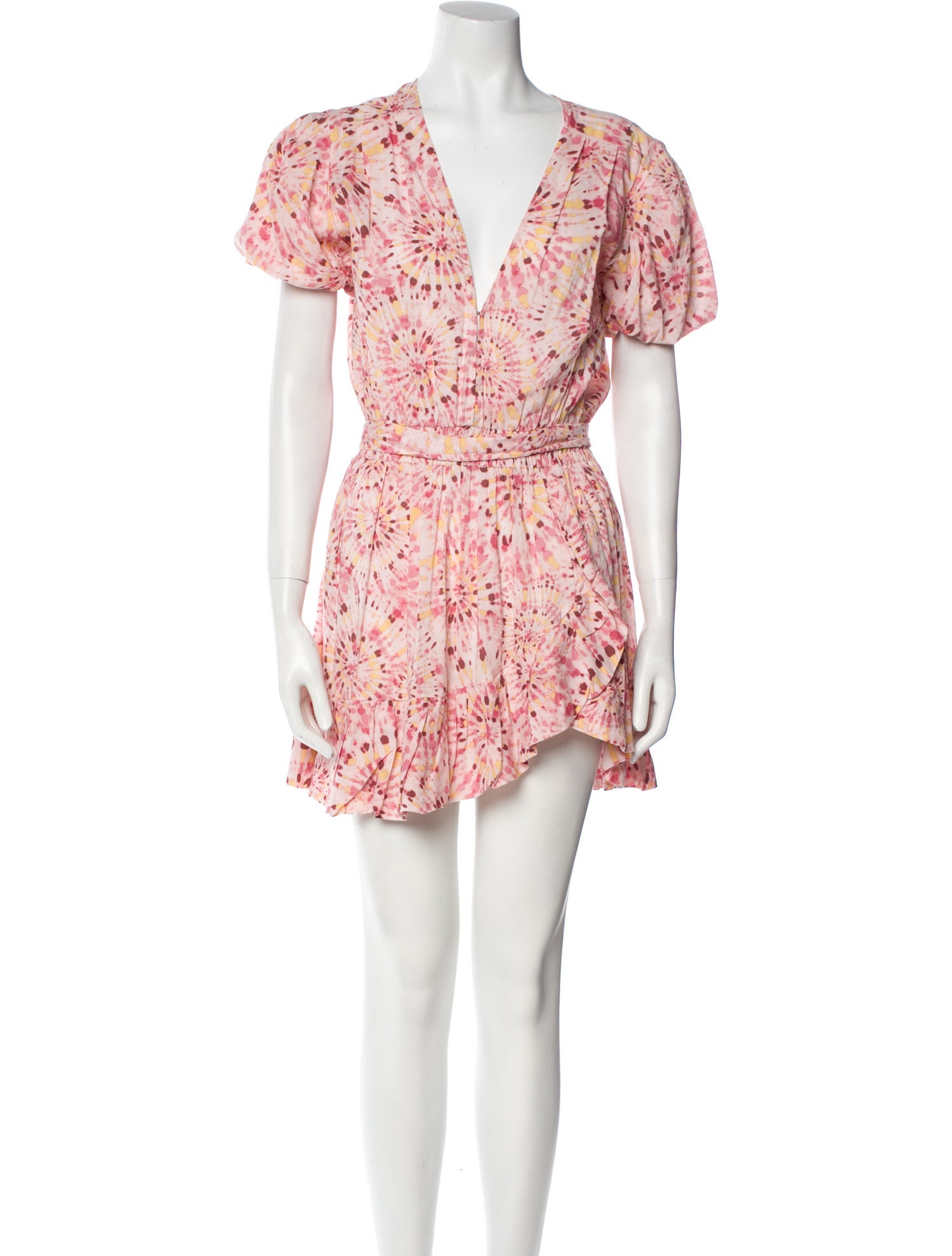 MISA Los Angeles Floral Print Mini Dress