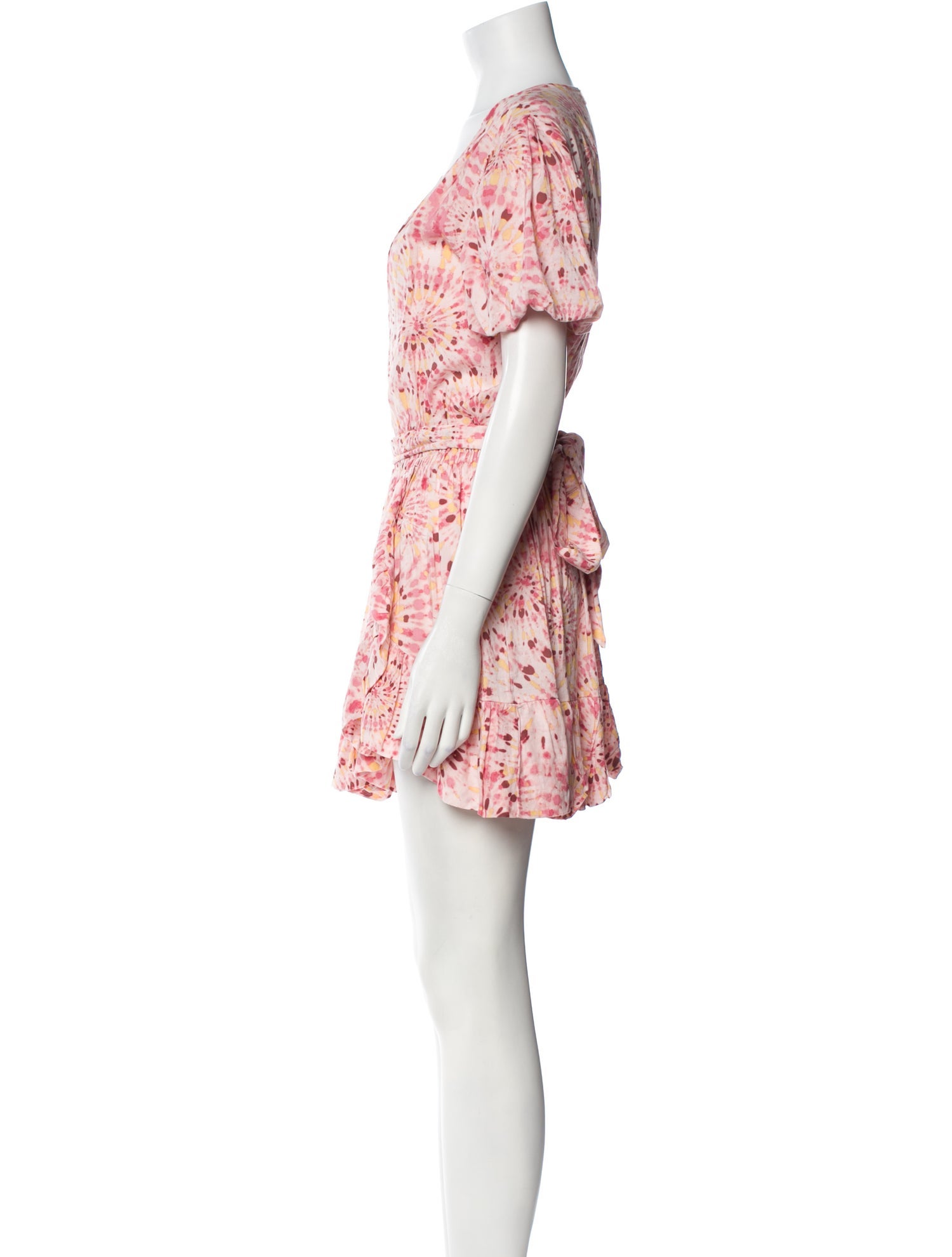 MISA Los Angeles Floral Print Mini Dress