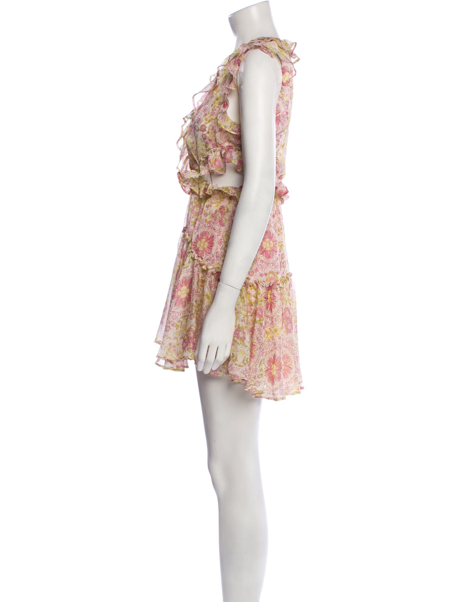 MISA Los Angeles Floral Print Mini Dress w/ Tags