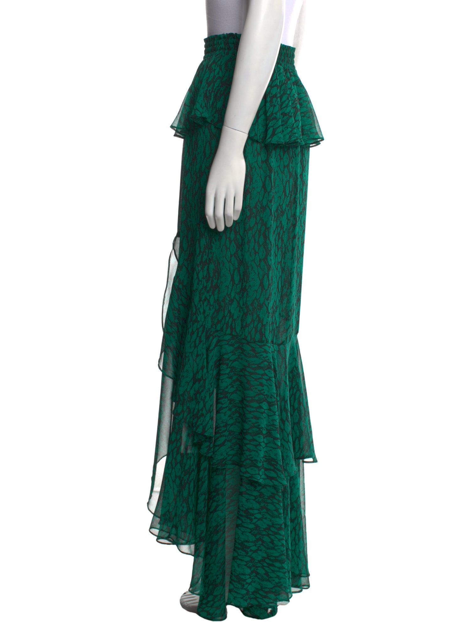 MISA Los Angeles Printed Long Skirt