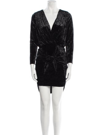 MISA Los Angeles V-Neck Mini Dress