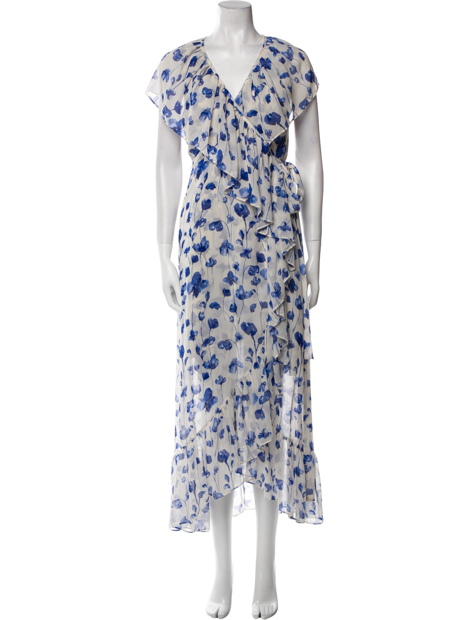 MISA Los Angeles Floral Print Long Dress