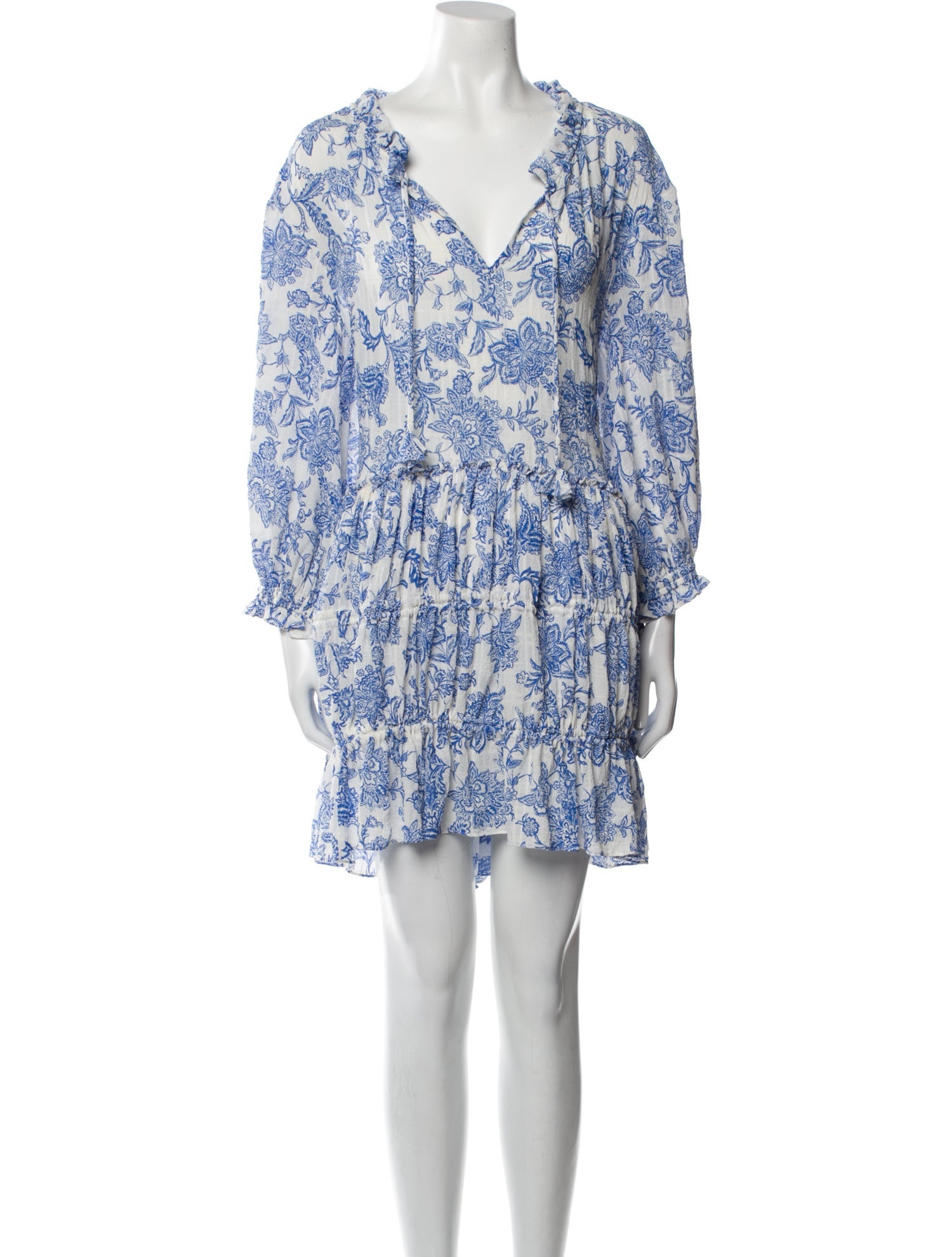 MISA Los Angeles Floral Print Mini Dress