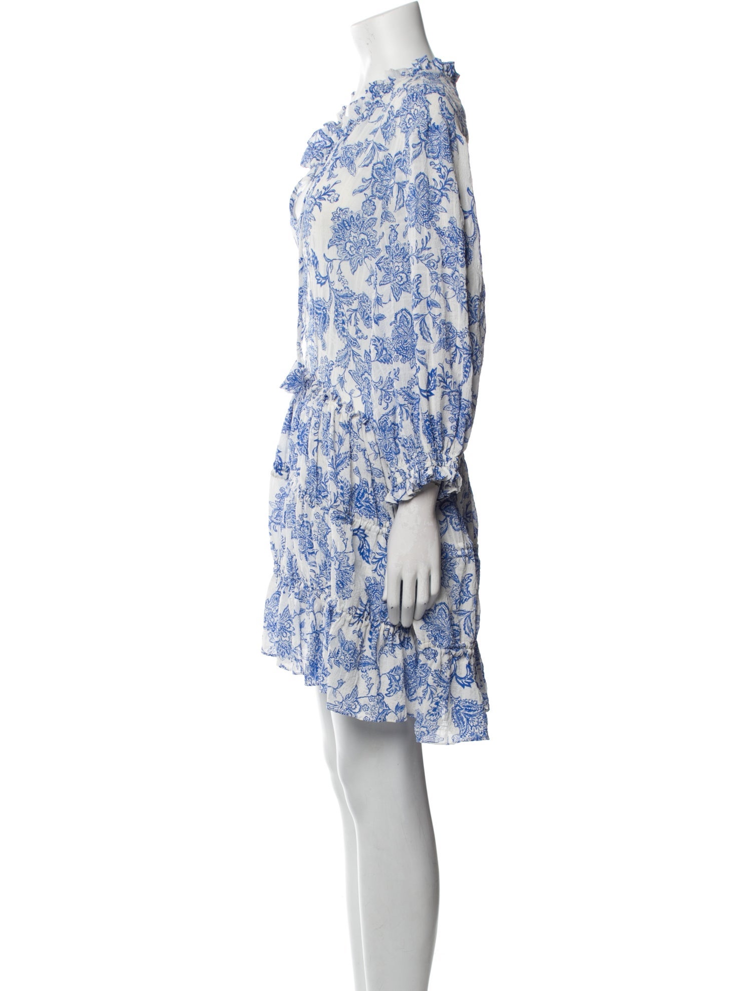 MISA Los Angeles Floral Print Mini Dress