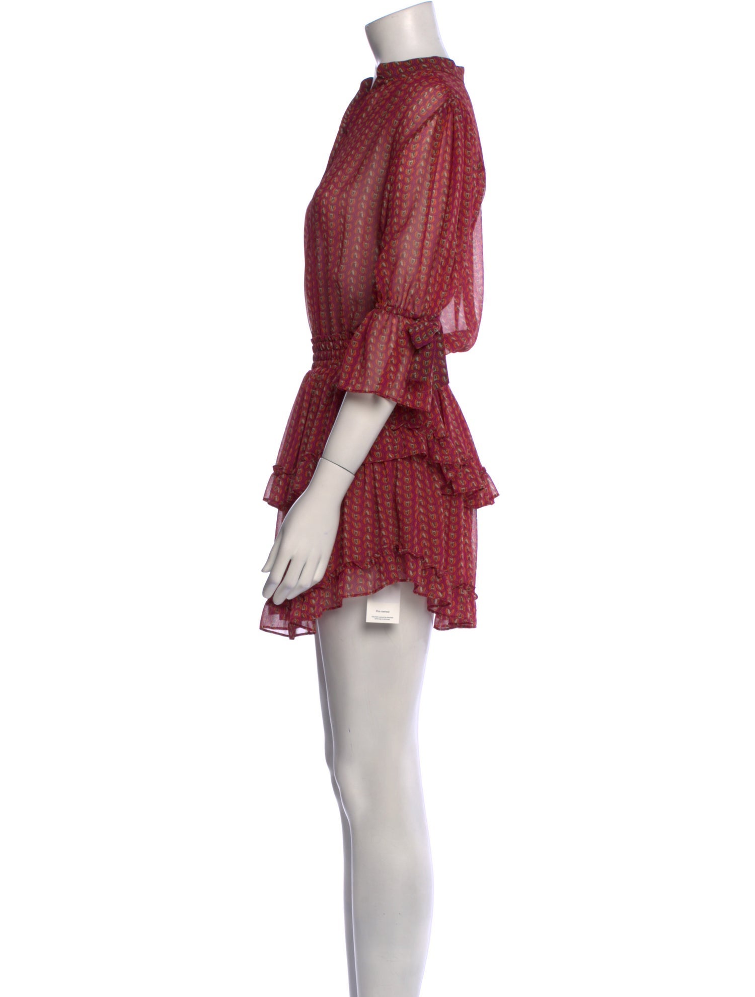 MISA Los Angeles Printed Mini Dress