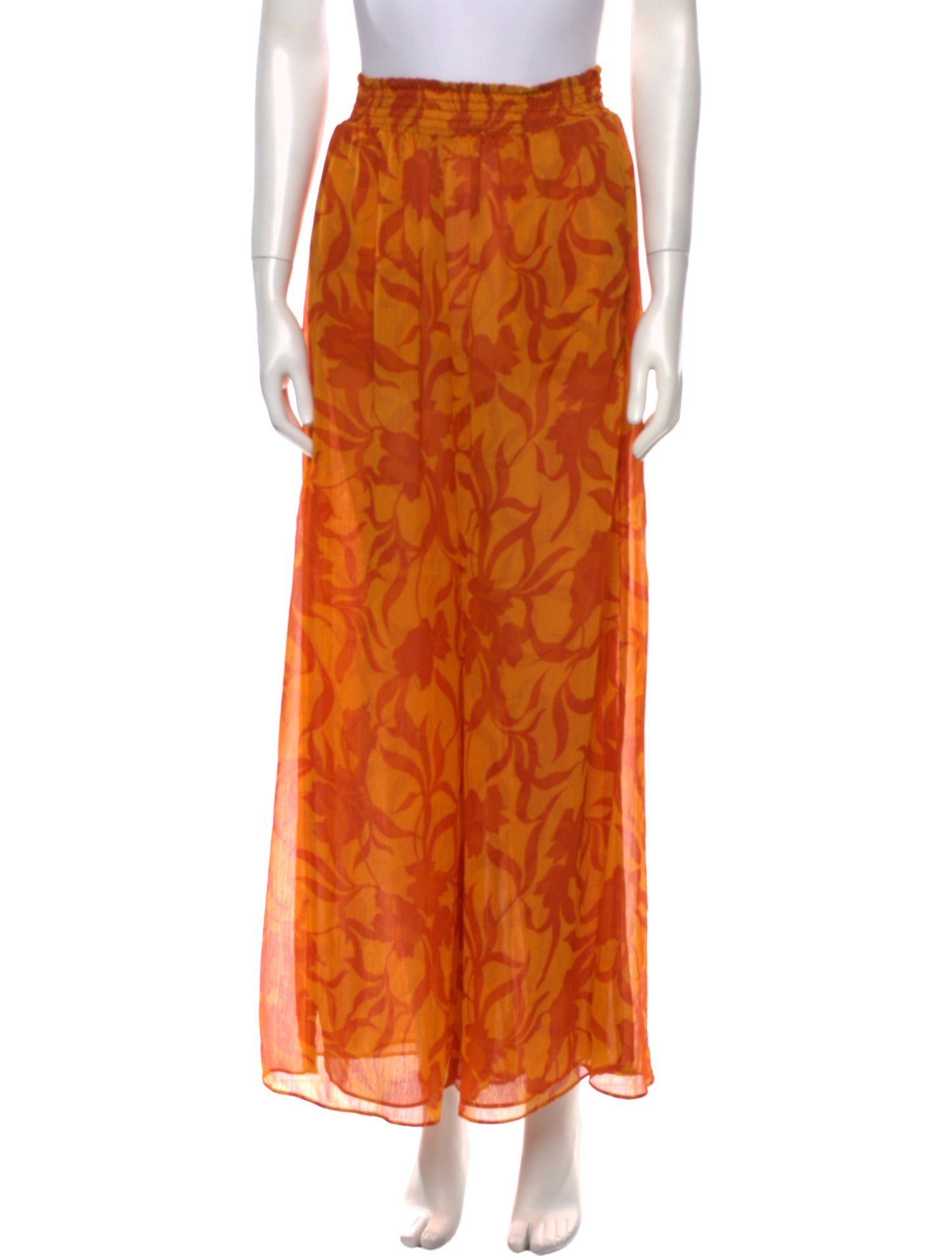 MISA Los Angeles Printed Wide Leg Pants