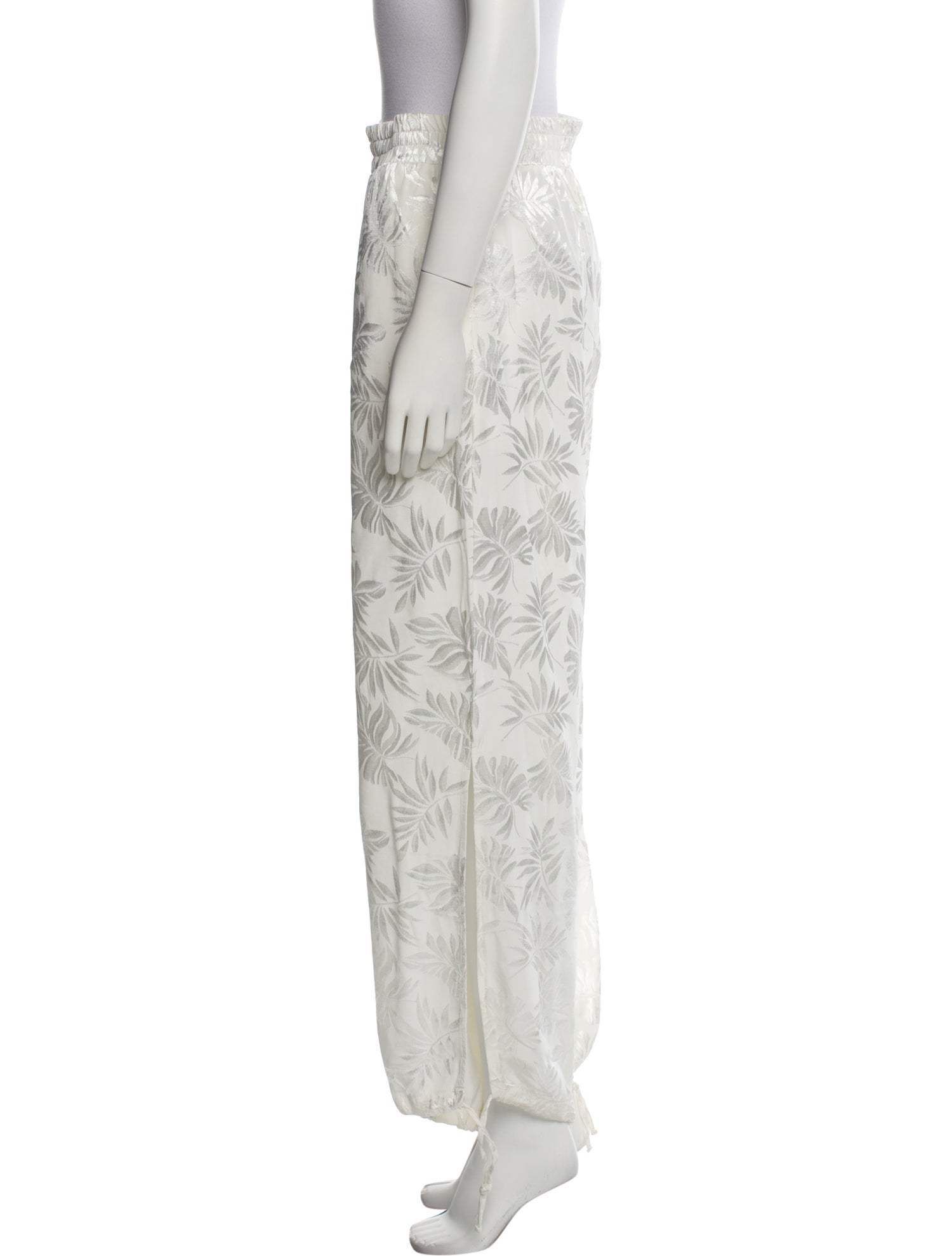 MISA Los Angeles Printed Wide Leg Pants