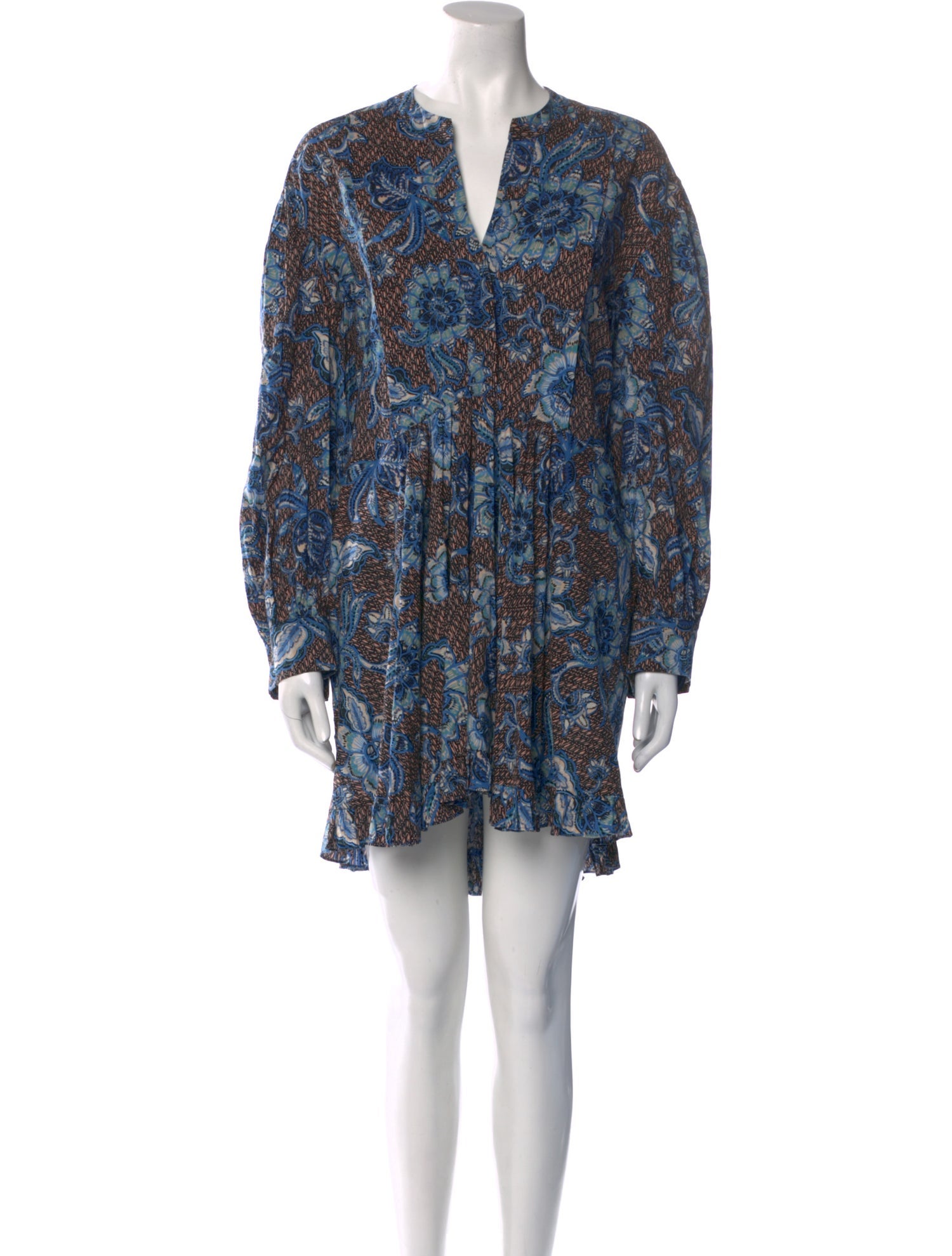 MISA Los Angeles Paisley Print Mini Dress
