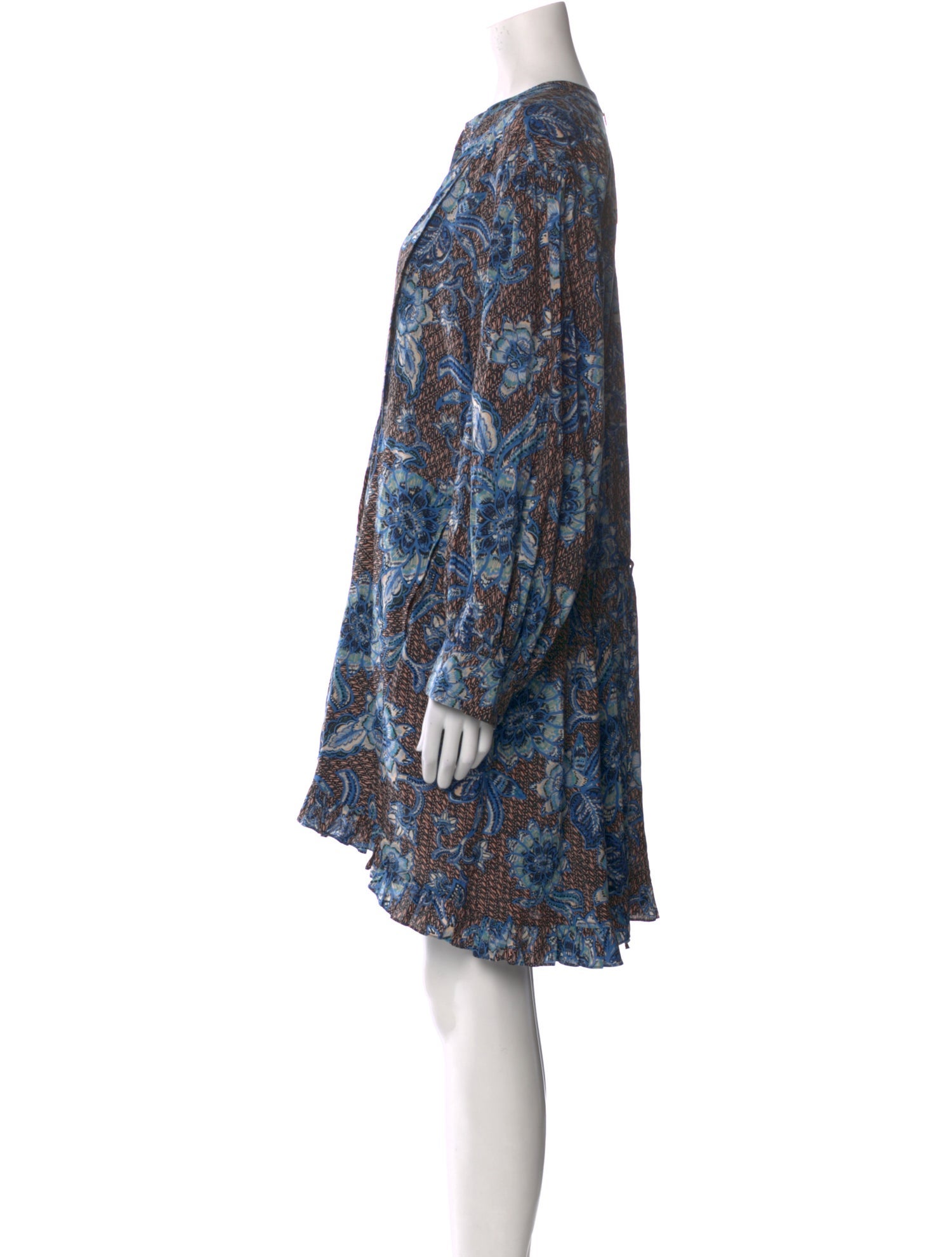 MISA Los Angeles Paisley Print Mini Dress