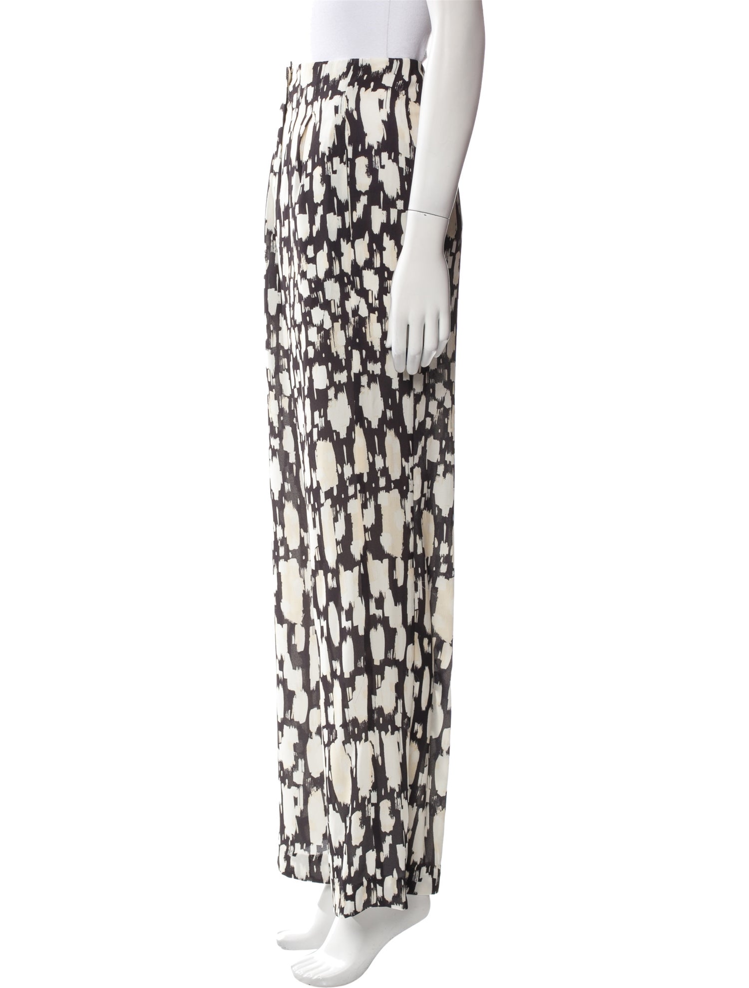 MISA Los Angeles Printed Wide Leg Pants