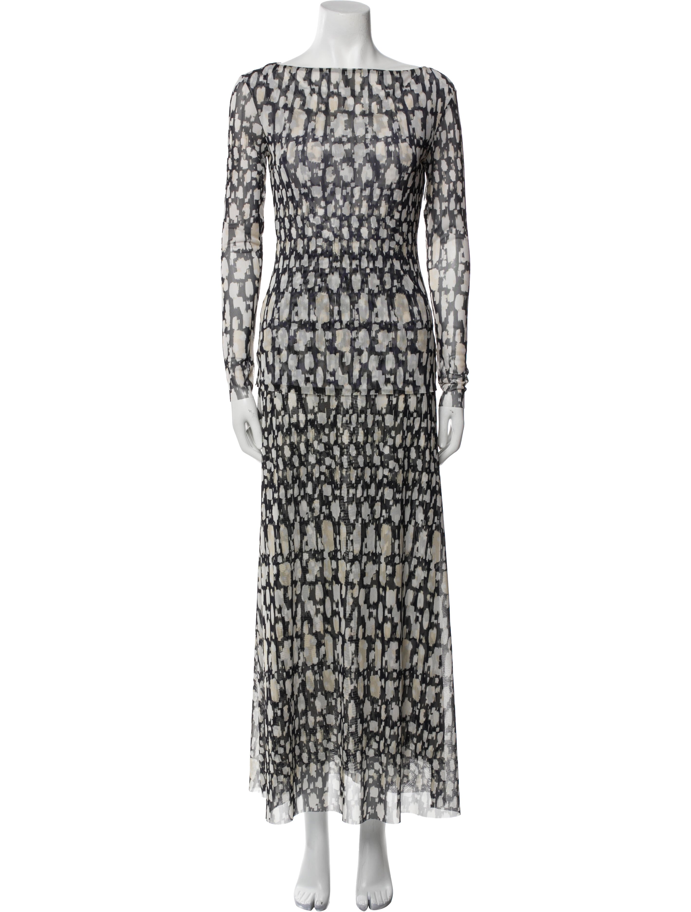 MISA Los Angeles Printed Skirt Set