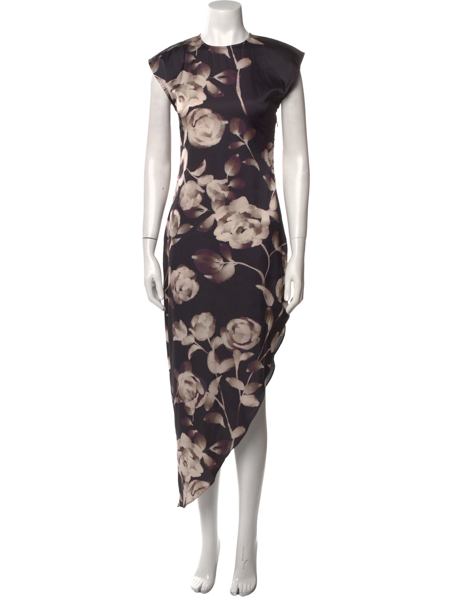 MISA Los Angeles Floral Print Long Dress