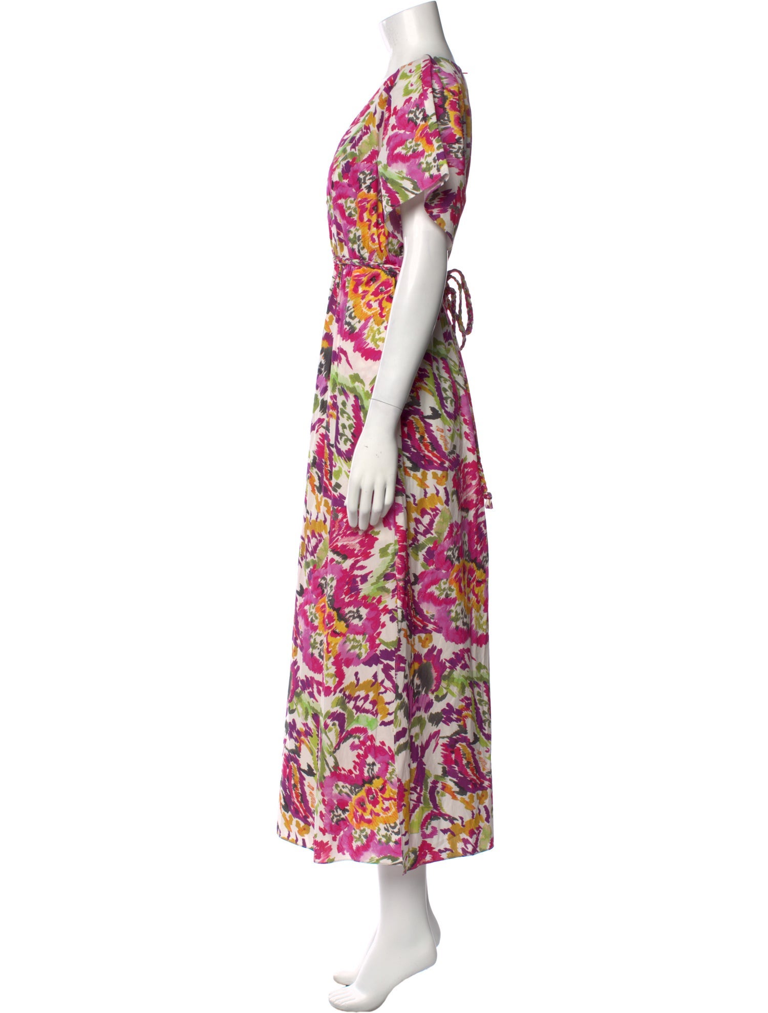 MISA Los Angeles Floral Print Long Dress