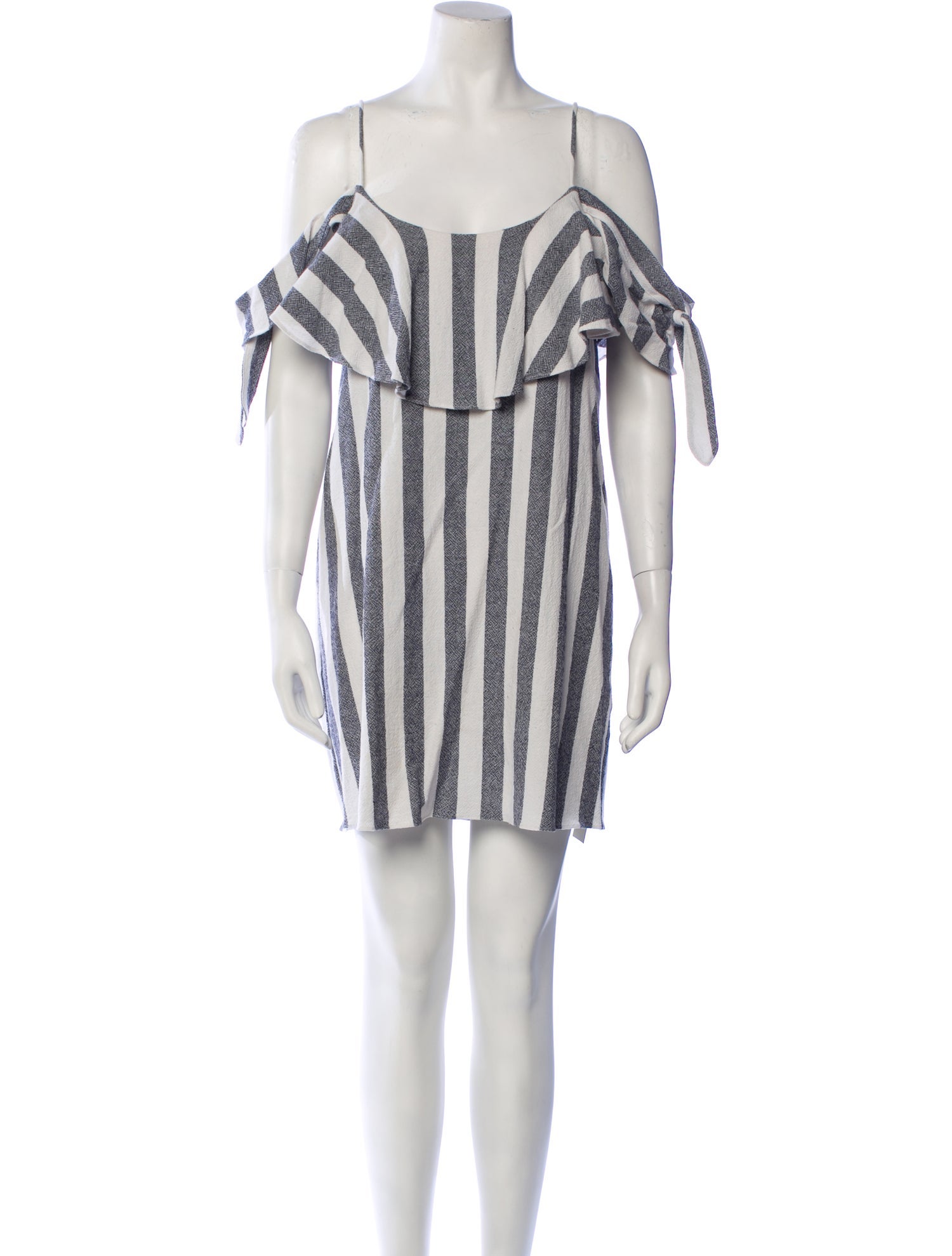 MISA Los Angeles Striped Mini Dress