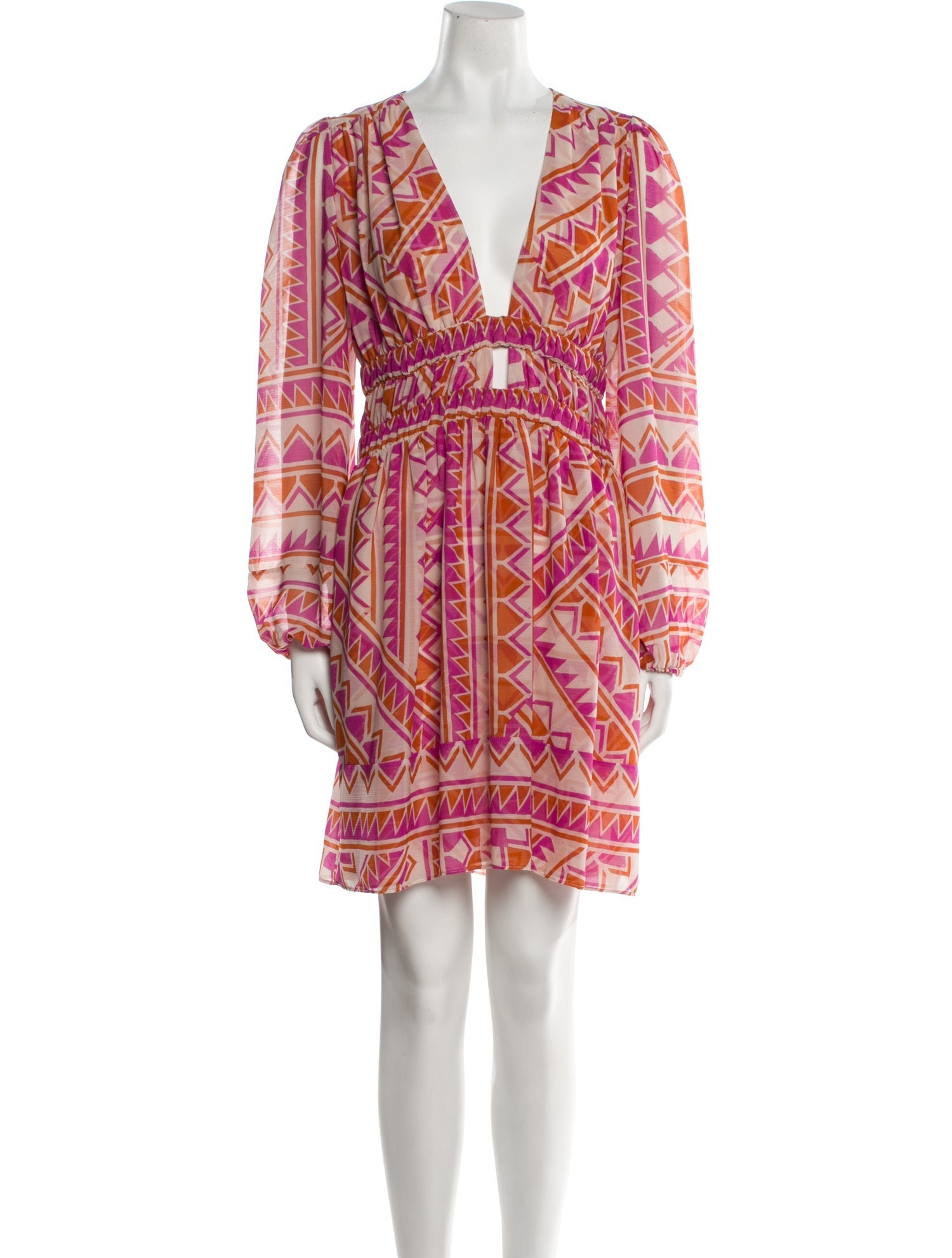 MISA Los Angeles Printed Mini Dress w/ Tags