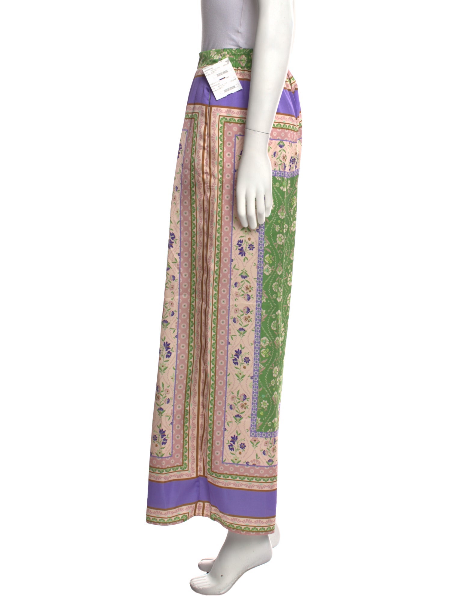 MISA Los Angeles Floral Print Wide Leg Pants