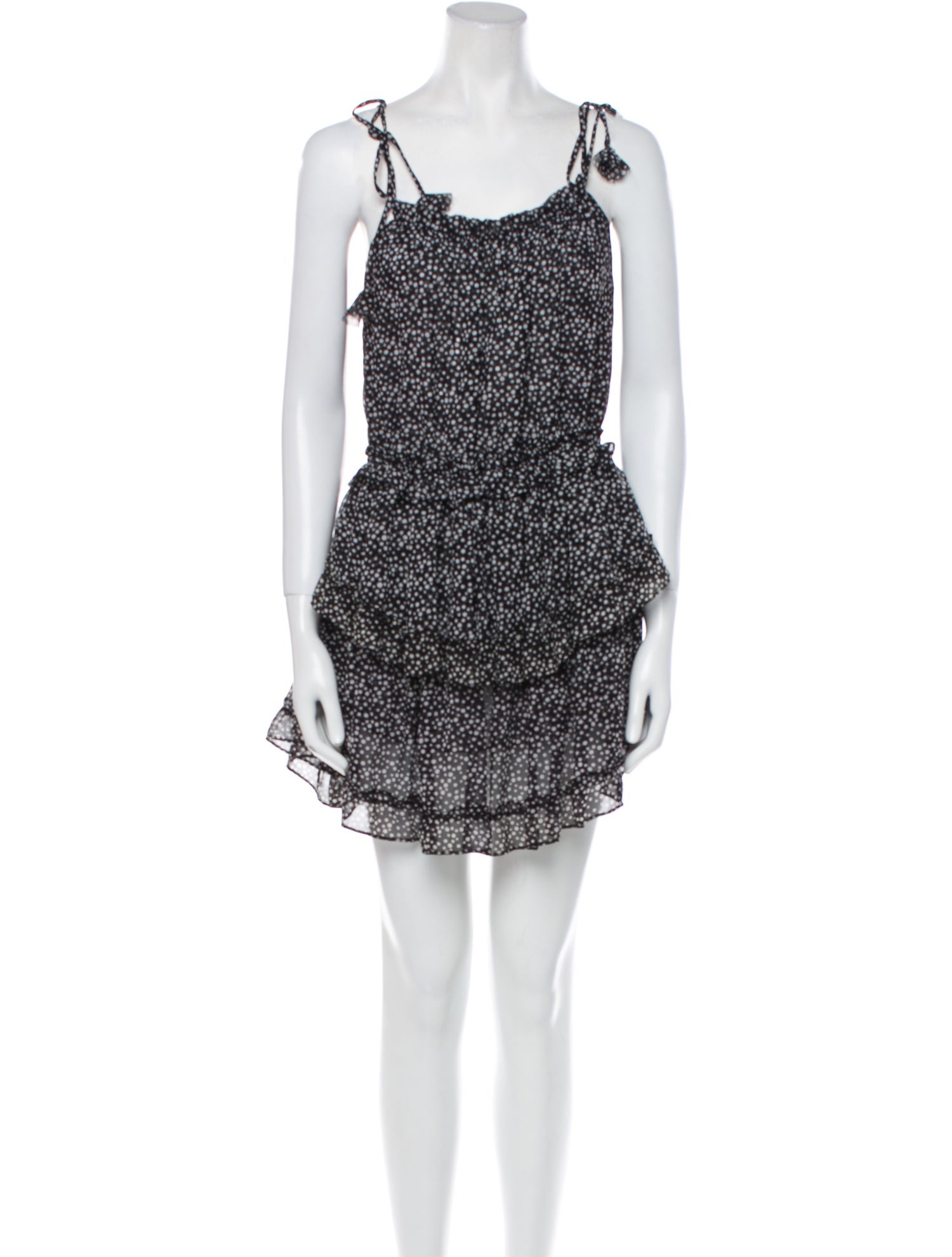 MISA Los Angeles Floral Print Mini Dress