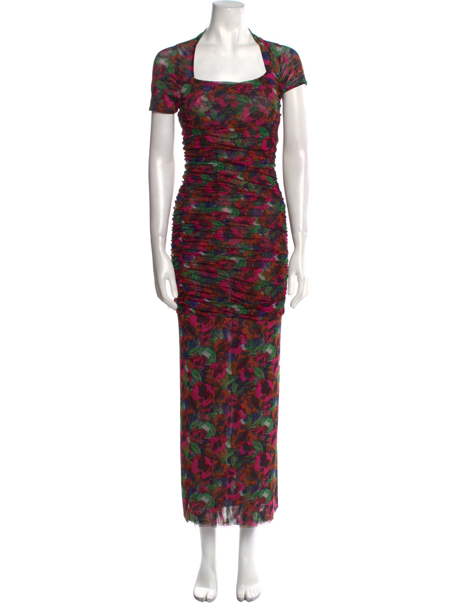 MISA Los Angeles Floral Print Long Dress w/ Tags