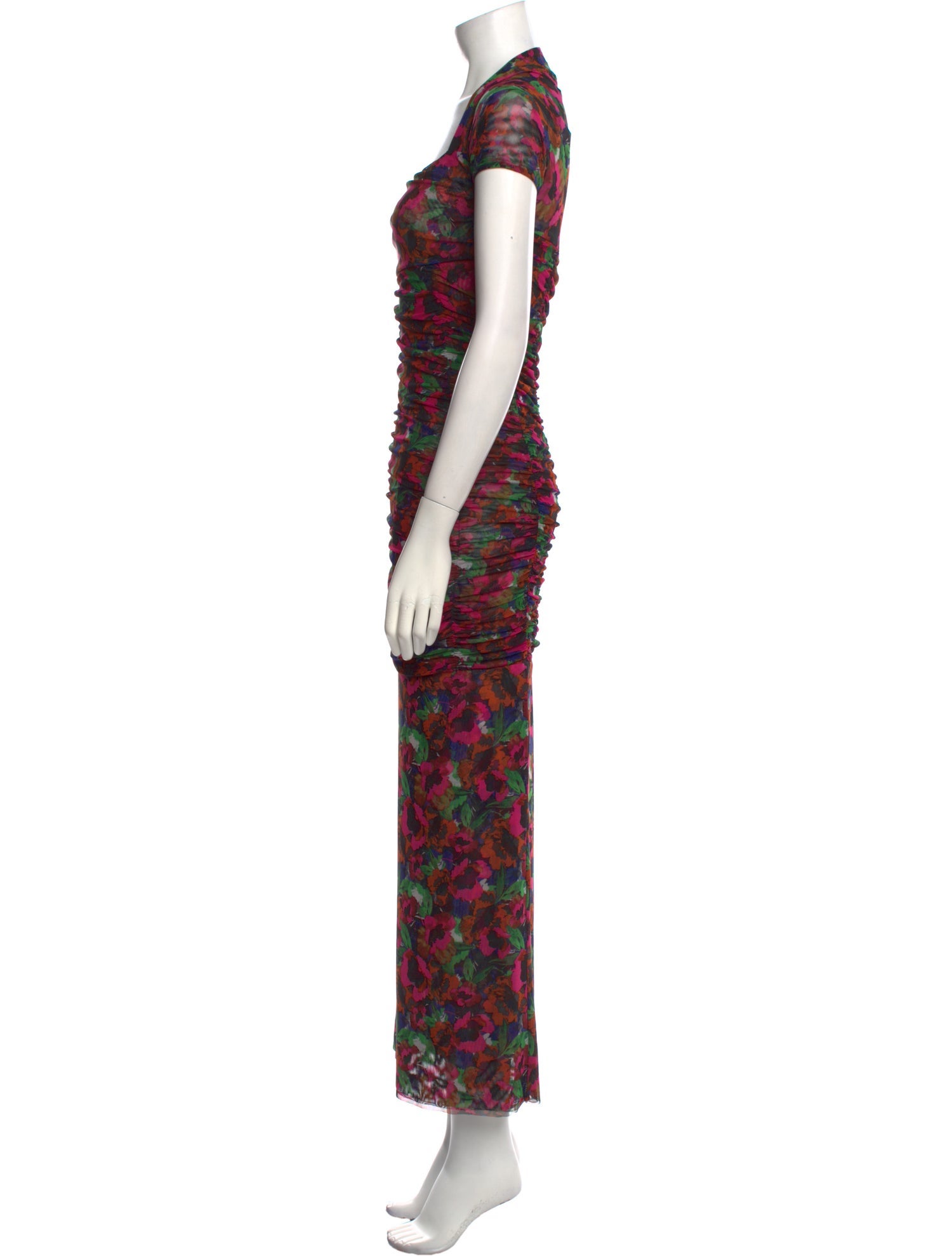 MISA Los Angeles Floral Print Long Dress w/ Tags