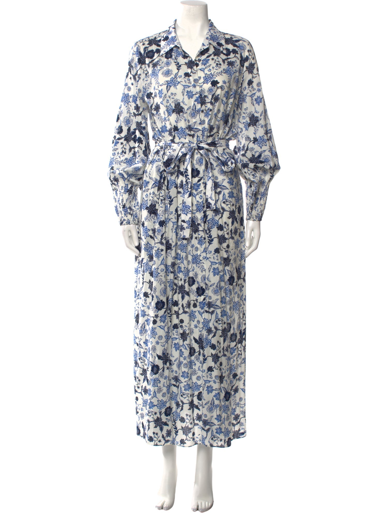 MISA Los Angeles Floral Print Long Dress