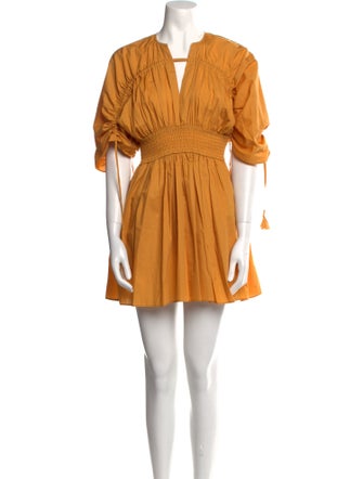 MISA Los Angeles V-Neck Mini Dress