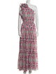 MISA Los Angeles Floral Print Long Dress