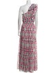 MISA Los Angeles Floral Print Long Dress
