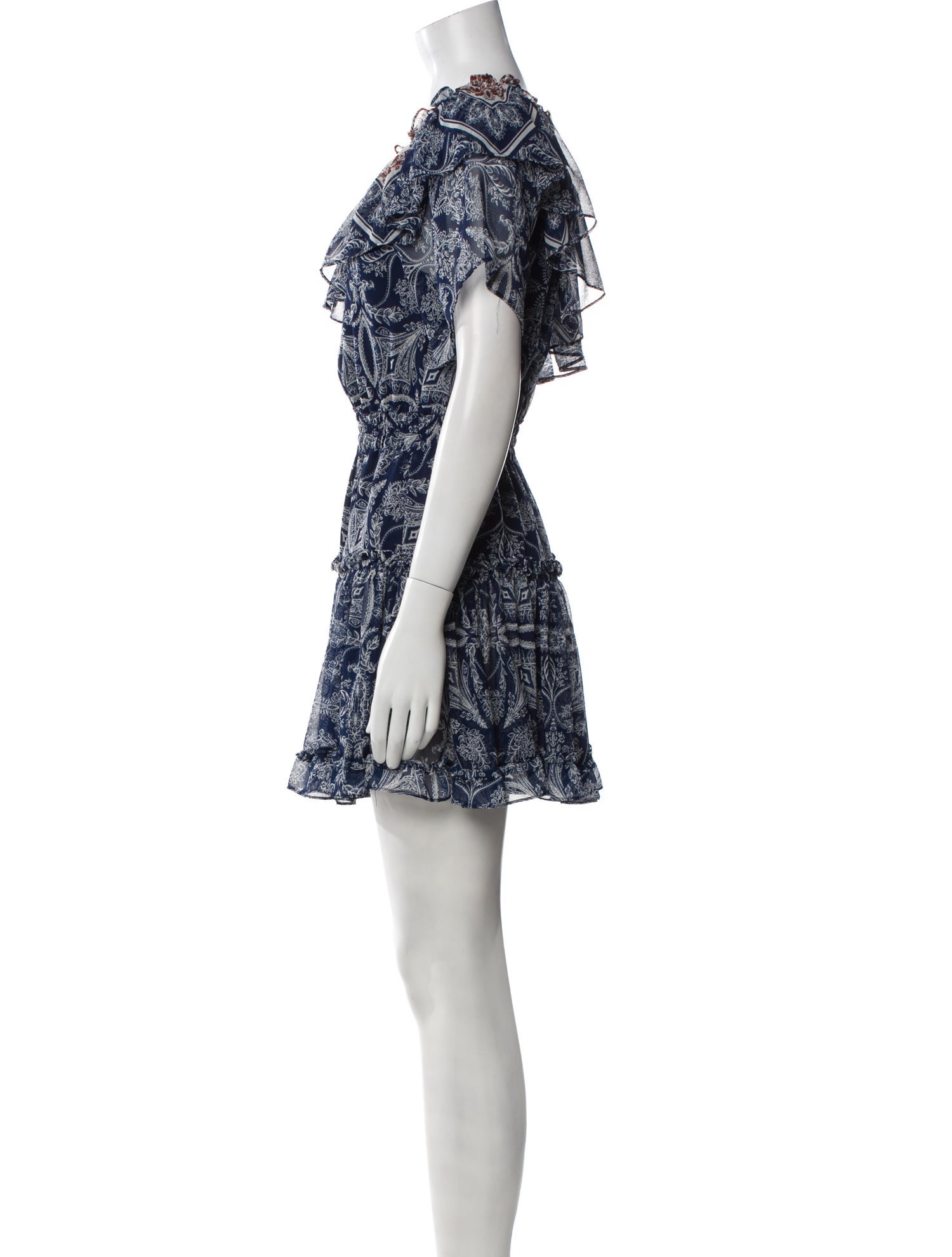 MISA Los Angeles Printed Mini Dress