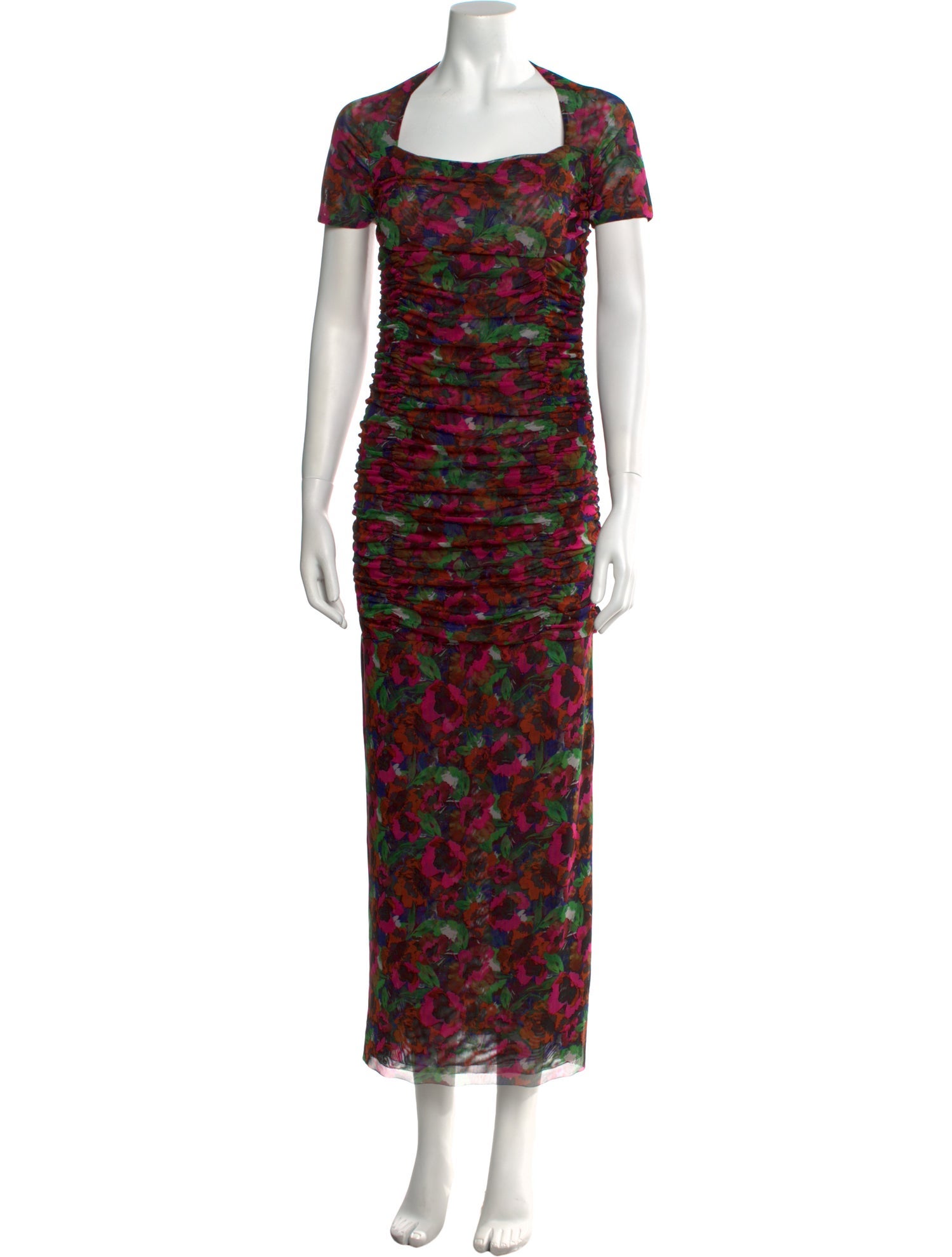 MISA Los Angeles Printed Long Dress w/ Tags