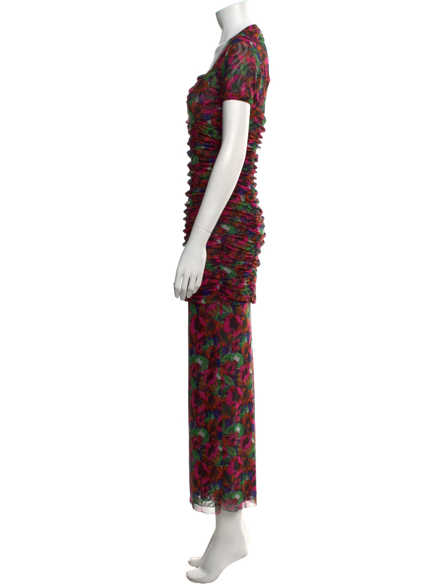 MISA Los Angeles Printed Long Dress w/ Tags