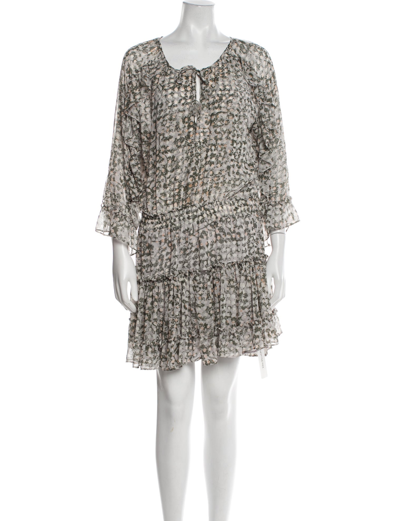 MISA Los Angeles Floral Print Mini Dress