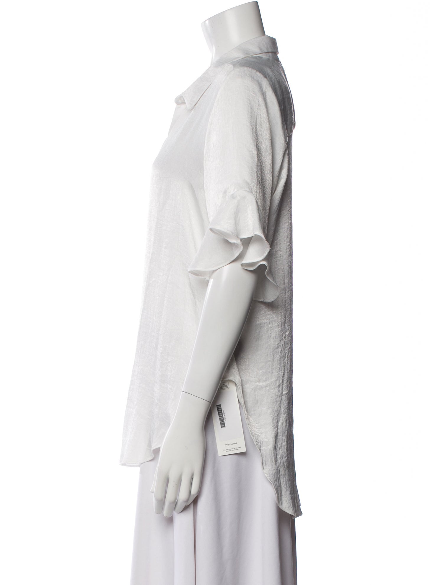 MISA Los Angeles Short Sleeve Button-Up Top