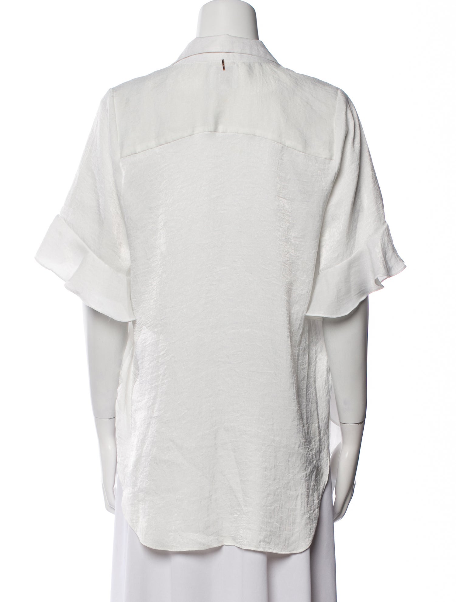 MISA Los Angeles Short Sleeve Button-Up Top