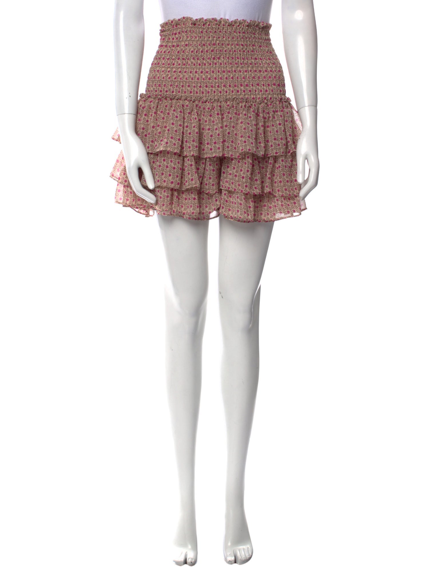 MISA Los Angeles Printed Mini Shorts