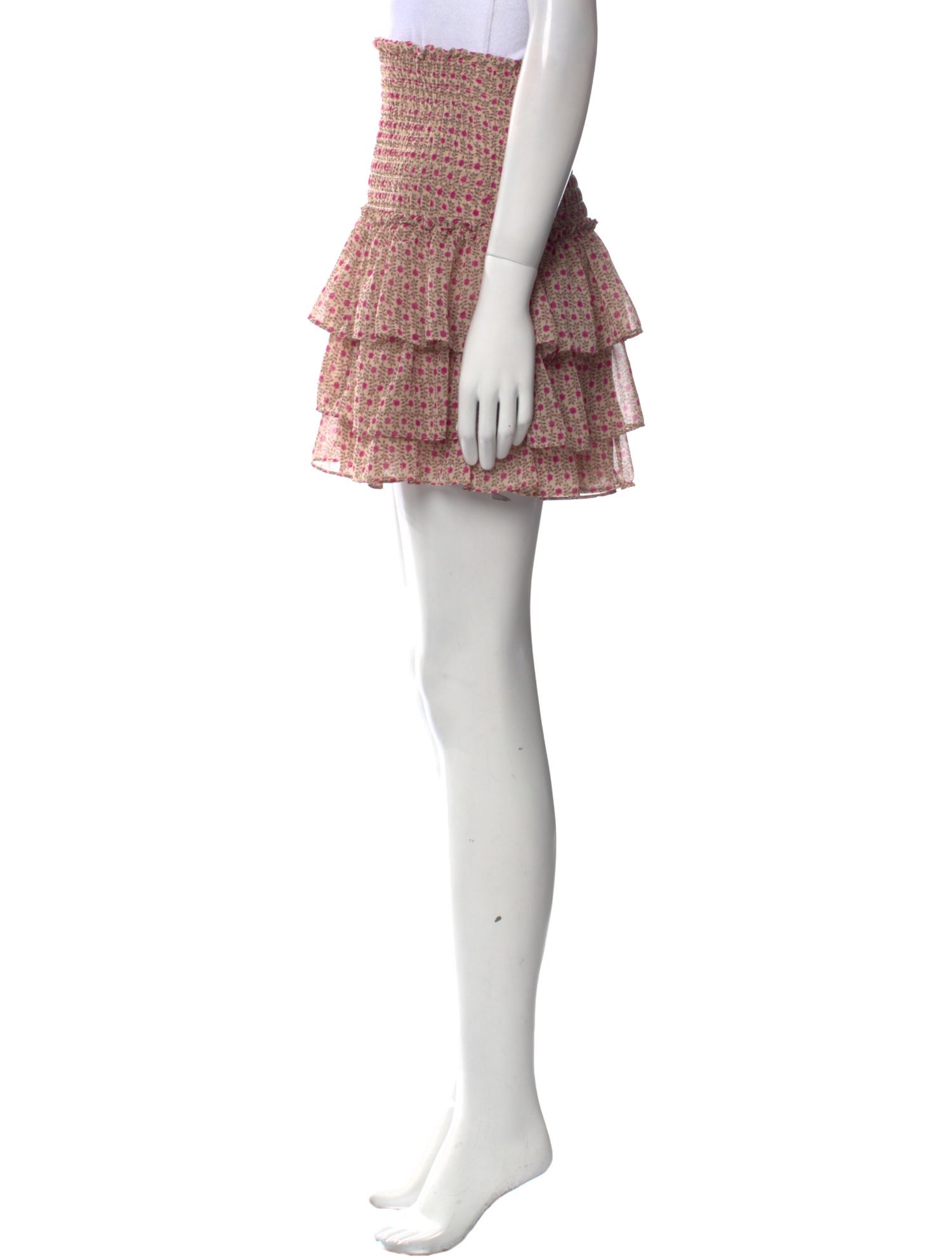 MISA Los Angeles Printed Mini Shorts