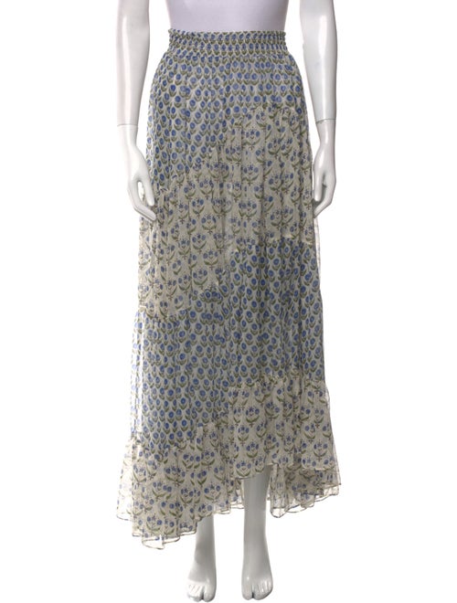 MISA Los Angeles Floral Print Long Skirt