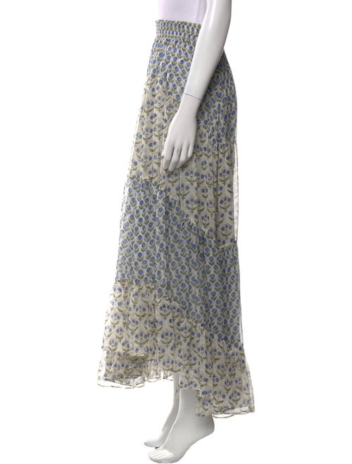 MISA Los Angeles Floral Print Long Skirt