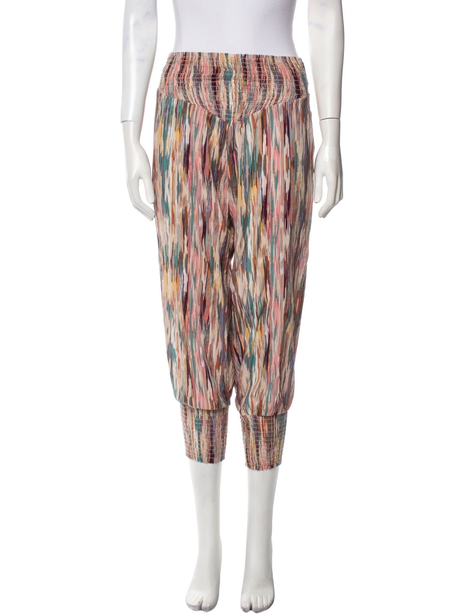 MISA Los Angeles Printed Skinny Leg Pants