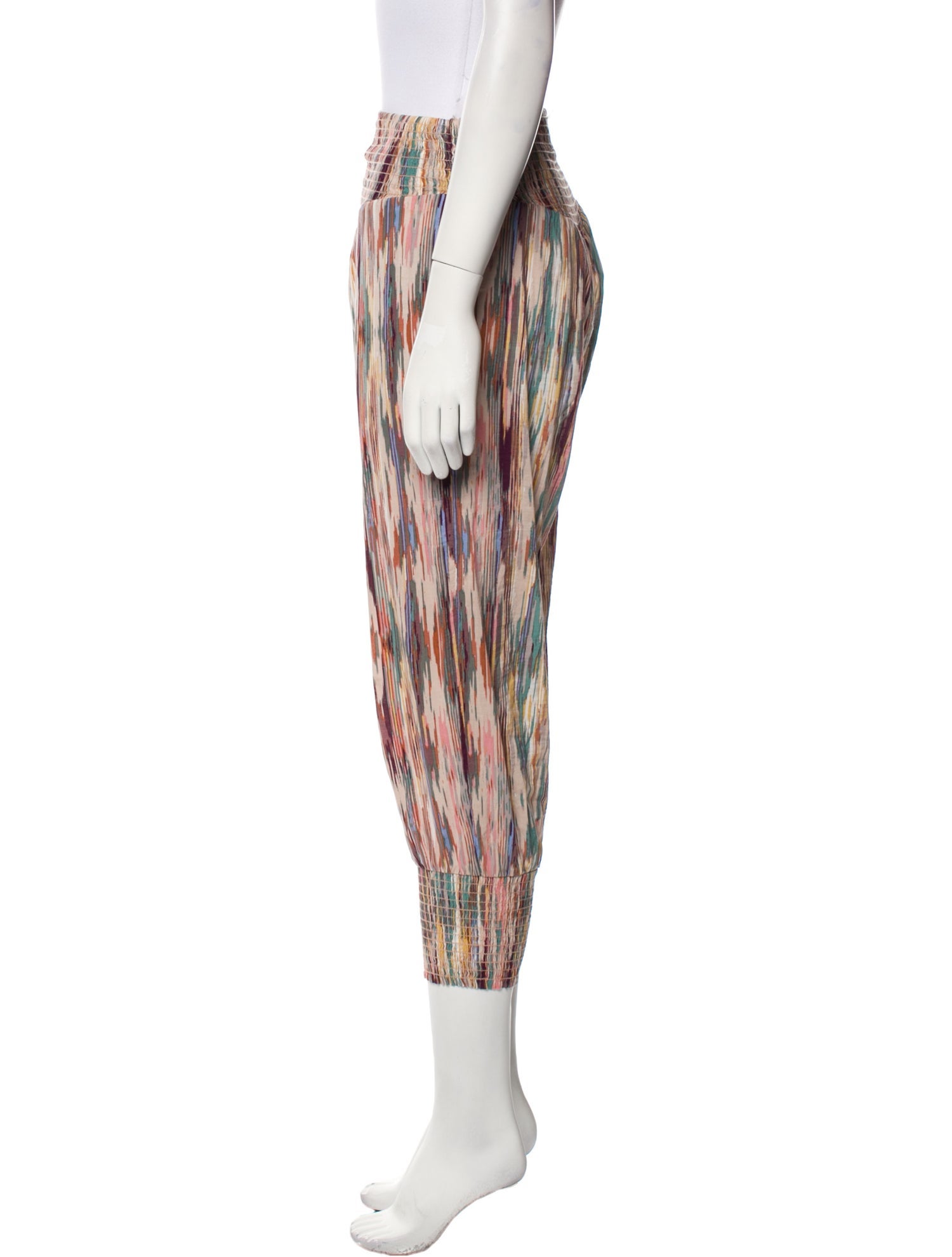 MISA Los Angeles Printed Skinny Leg Pants