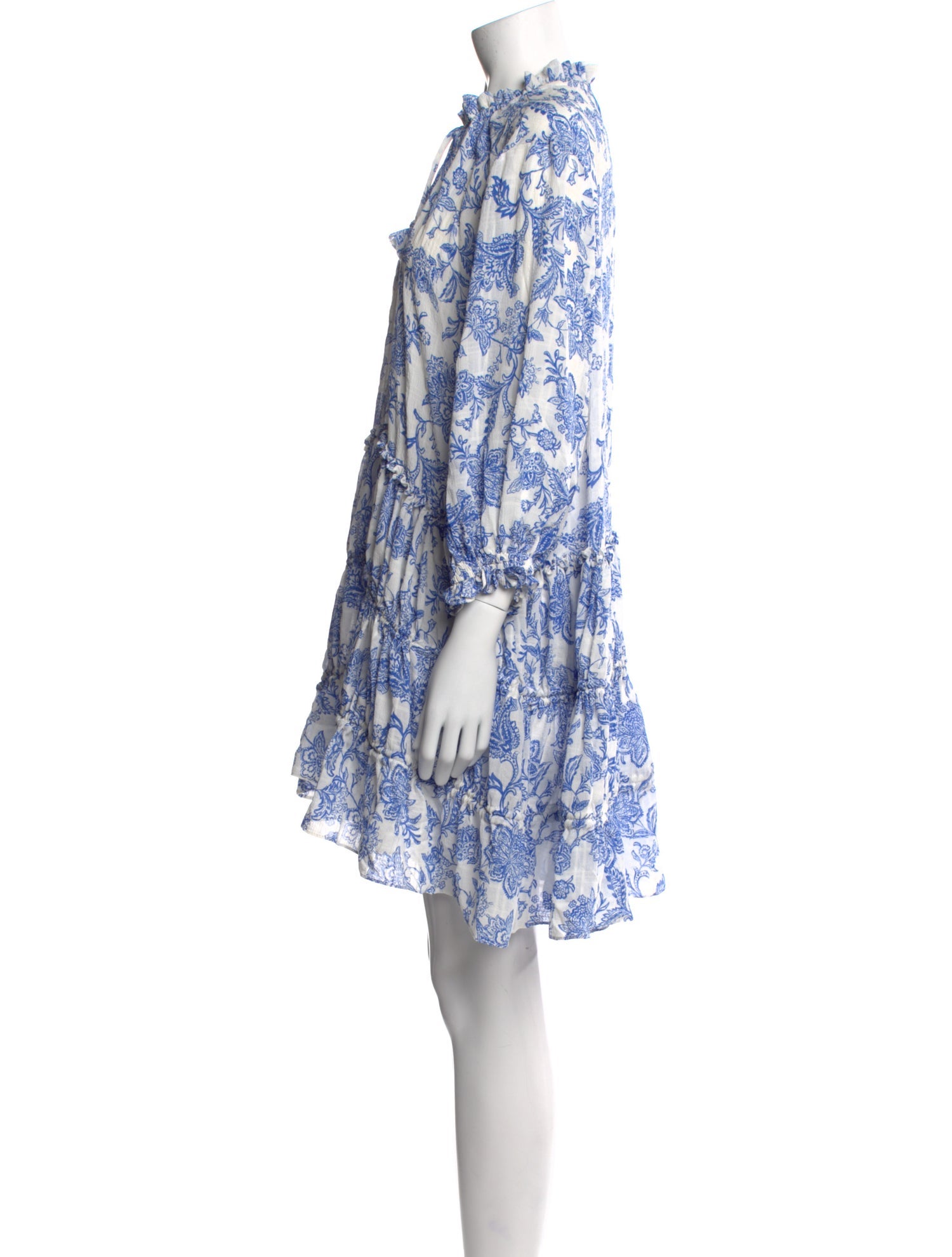 MISA Los Angeles Floral Print Mini Dress