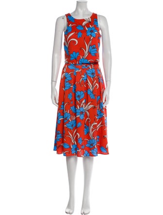 MISA Los Angeles Floral Print Cutout Accent Skirt Set
