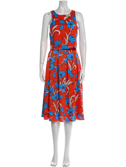 MISA Los Angeles Floral Print Cutout Accent Skirt Set