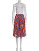 MISA Los Angeles Floral Print Cutout Accent Skirt Set