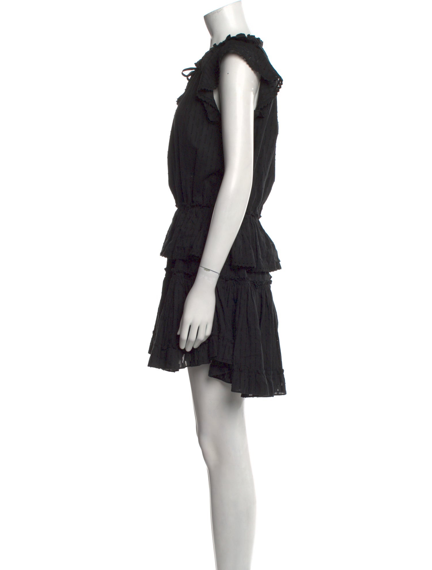 MISA Los Angeles V-Neck Mini Dress