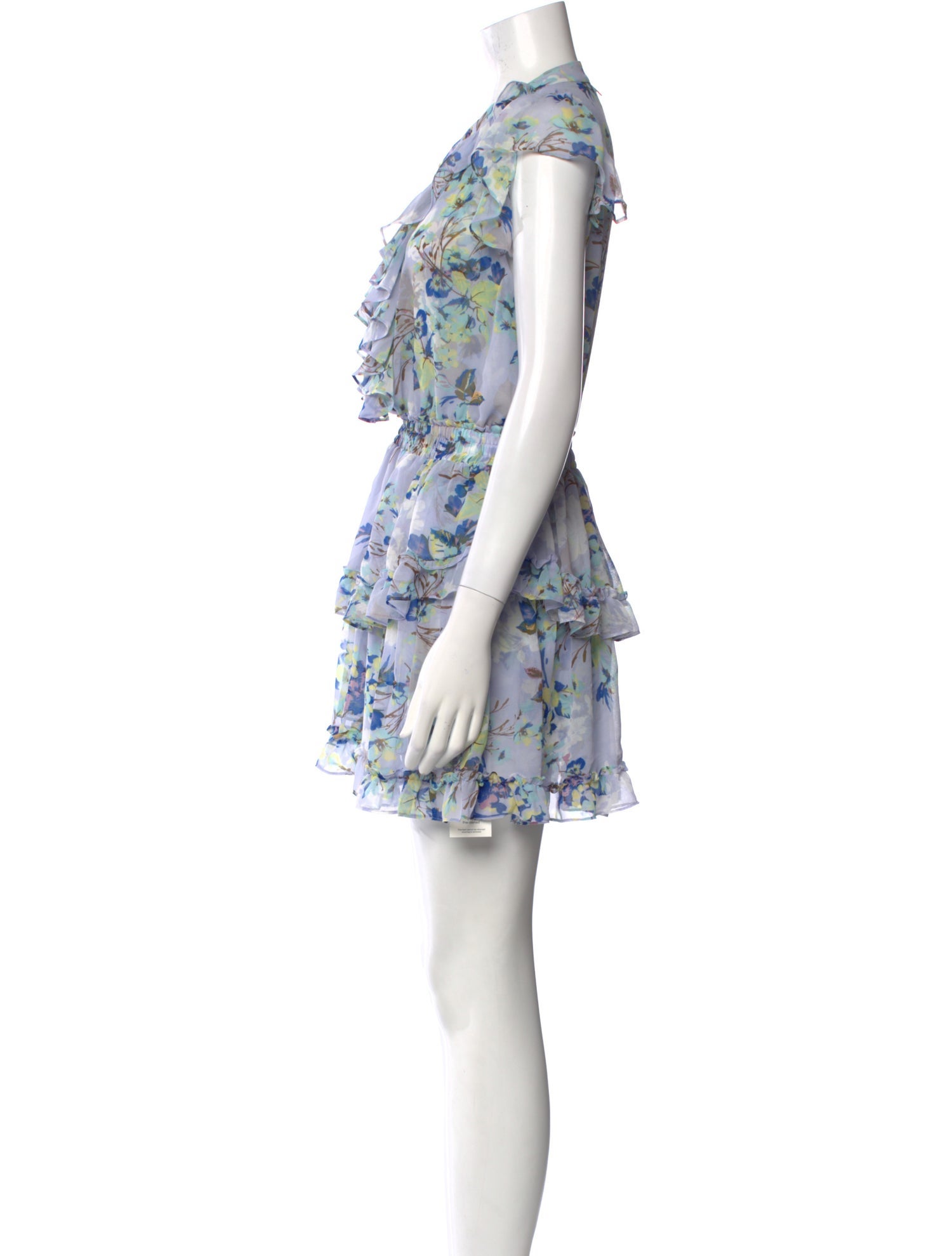 MISA Los Angeles Floral Print Mini Dress