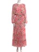 MISA Los Angeles Floral Print Long Dress w/ Tags