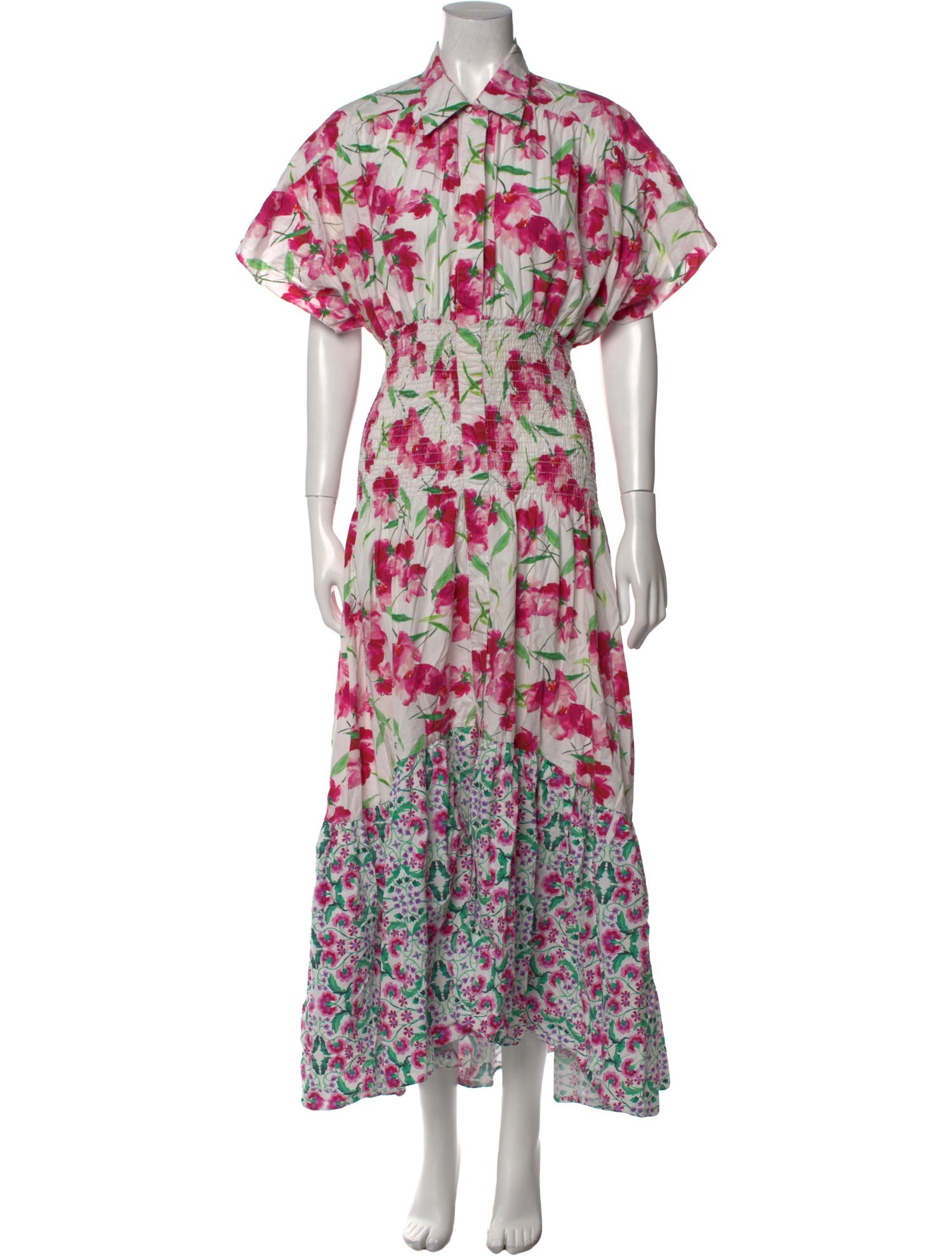 MISA Los Angeles Floral Print Long Dress