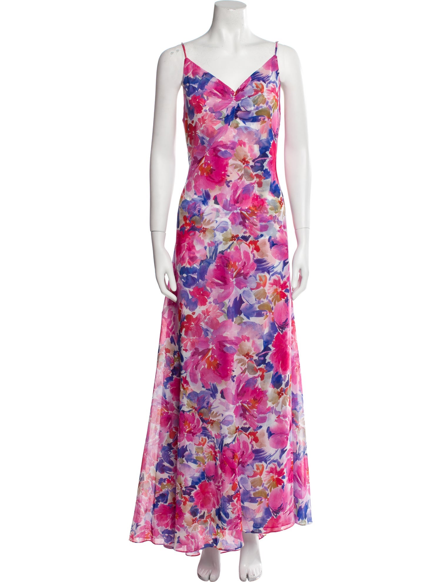 MISA Los Angeles Floral Print Long Dress w/ Tags