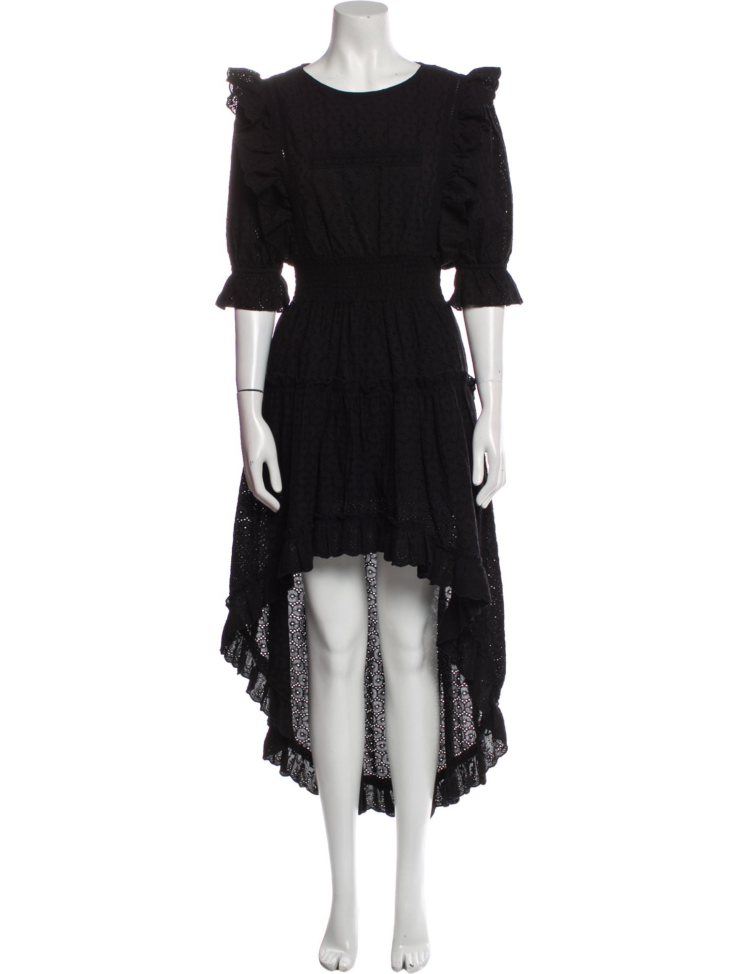 MISA Los Angeles Scoop Neck Long Dress